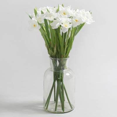Dunelm Pack of 12 Artificial Narcissus White Spray 48cm