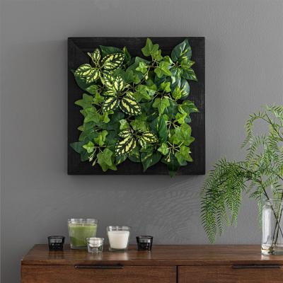Dunelm Artificial Mixed Foliage Wall Panel 50cm Green