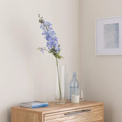 Dunelm Artificial Blue Delphinium Stem