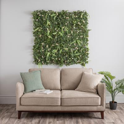 Dunelm Pack of 6 Artificial Lily and Mixed Foliage Wall Panels MultiColoured