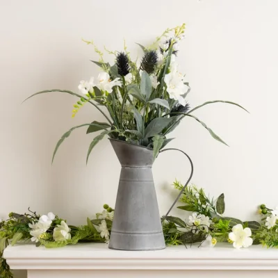 Dunelm Artificial Mixed Floral Arrangement in Jug