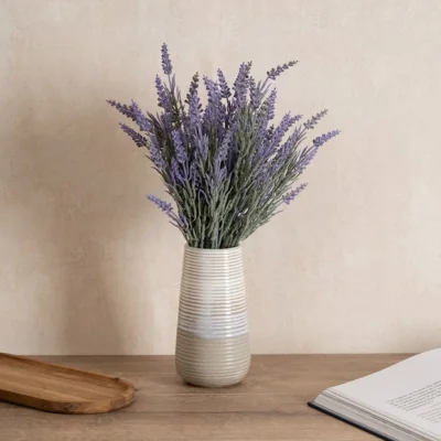 Dunelm Artificial Lavender Bouquet in Paper Wrap