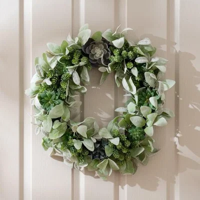 Dunelm Artificial Succulent Wreath