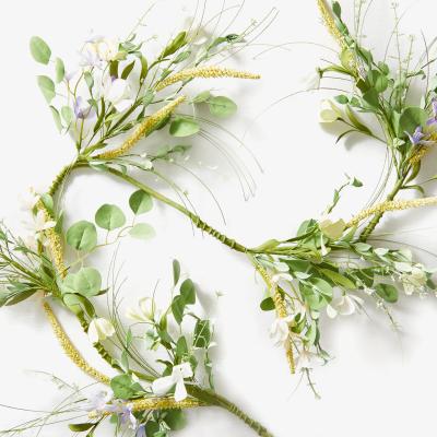 Dunelm Floral Garland 130cm Green