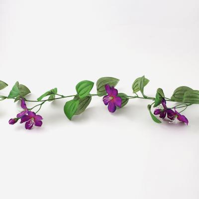 Dunelm Clematis Garland 180cm Purple and Green