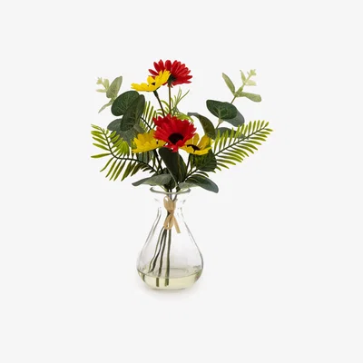 Dunelm Tropical Floral Arrangement MultiColoured