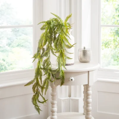 Dunelm Artificial Trailing Boston Fern Spray
