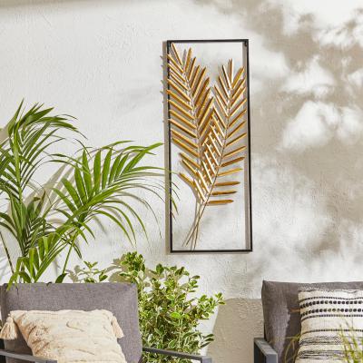 Dunelm Gold Leaf Wall Art MultiColoured