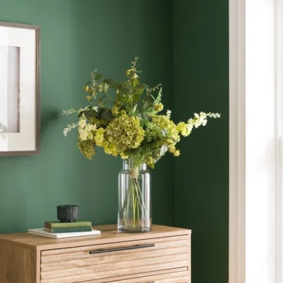 Dunelm Artificial Faye Green Hydrangea Bouquet