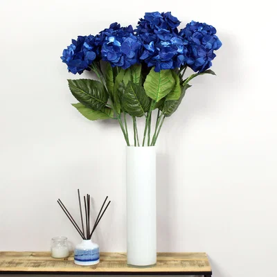 Dunelm Blue Hydrangea Stem 12 Pack Blue