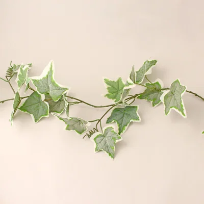 Dunelm Flocked Ivy Garland Variegated 182cm Green