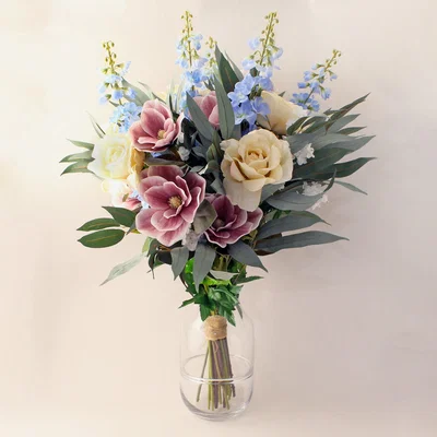 Dunelm Florals Forever Camila Delphinium Bouquet Large 78cm Blue