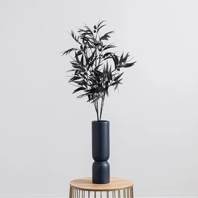 Dunelm Artificial Black Bamboo Spray 90cm Black