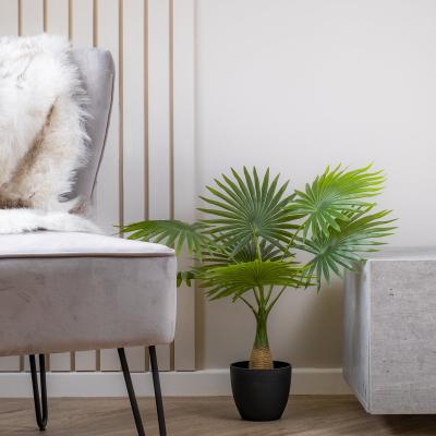 Dunelm 70cm Real Touch Fan Palm Green