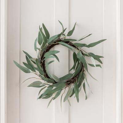Dunelm Olive Leaf Wreath Green