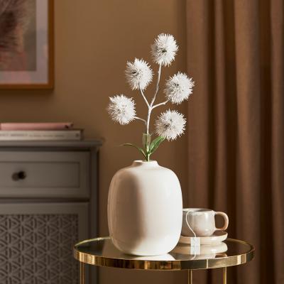 Dunelm White Globe Thistle Spray Silver