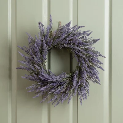 Dunelm Artificial Lavender Wreath