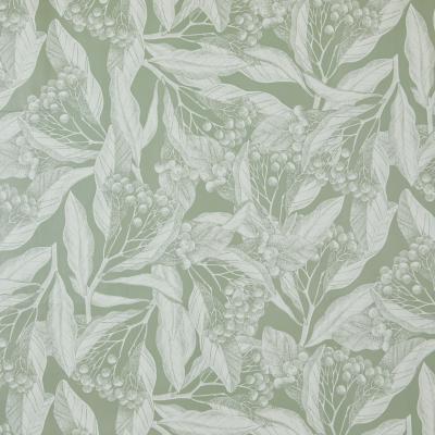 Dunelm By the Metre Gaia PVC Sage Green/White
