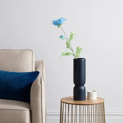 Dunelm Icelandic Blue Poppy Belle 70cm Blue