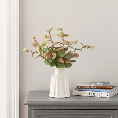 Dunelm Spring Green Eucalyptus Bundle 32cm Green