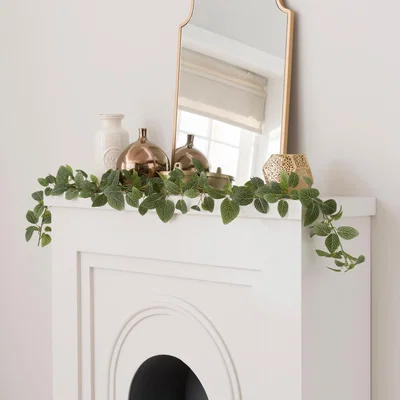 Dunelm Artificial Fittonia Garland Green