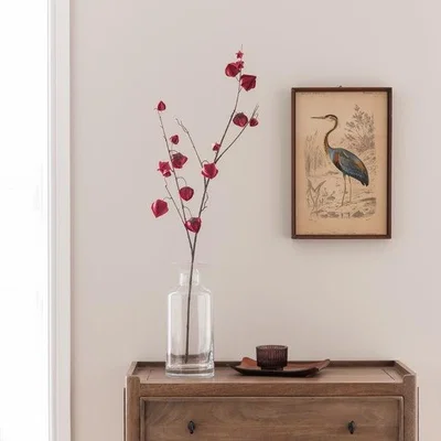 Dunelm Artificial Burgundy Lantern Spray
