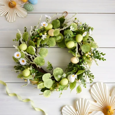Dunelm Artificial Easter Floral Wreath