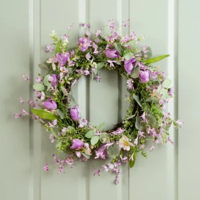 Dunelm Artificial Tulip Wreath