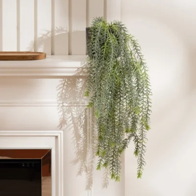 Dunelm Artificial Trailing Plant in Rustic Cement Pot