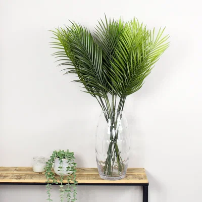 Dunelm Green Palm Bundle 6 Pack Green