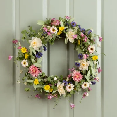 Dunelm Artificial Meadow Flower Wreath