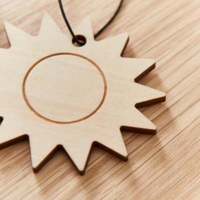 Dunelm Cactus Flower Wooden Sun Air Freshener