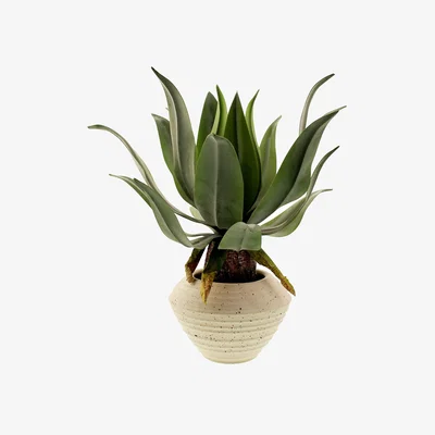 Dunelm Artificial Aloe Plant 58cm Green