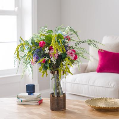 Dunelm Artificial Bright Florals & Fern Bouquet