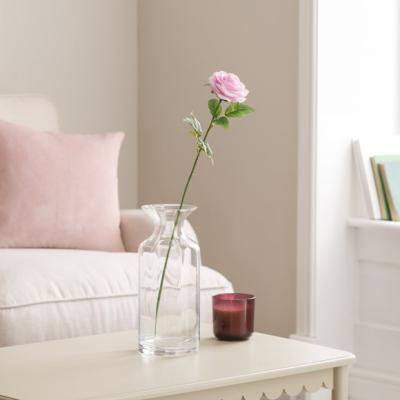 Dunelm Artificial Sugar Pink Rose Stem