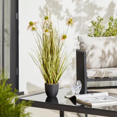 Dunelm Daisy and Grass in Pot 80cm Green