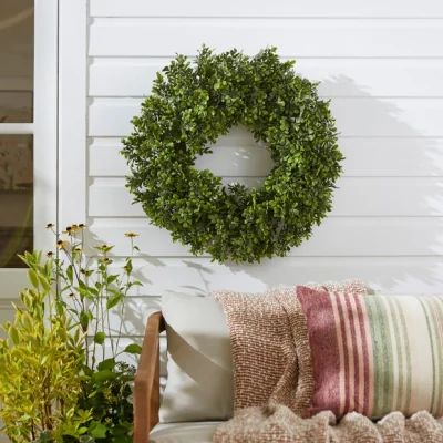 Dunelm 60cm Artificial Eucalyptus Wreath