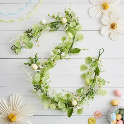 Dunelm Artificial Easter Egg Floral Garland