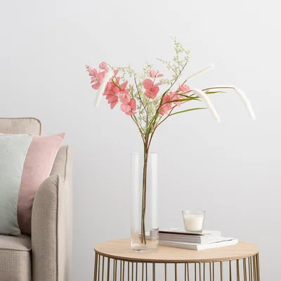 Dunelm Eucalyptus Foxtail and Fern Letterbox Bouquet Pink