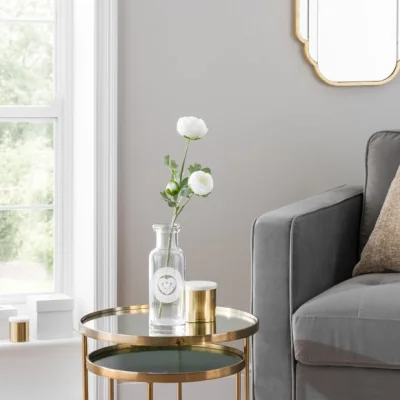Dunelm Artificial White Ranunculus Spray