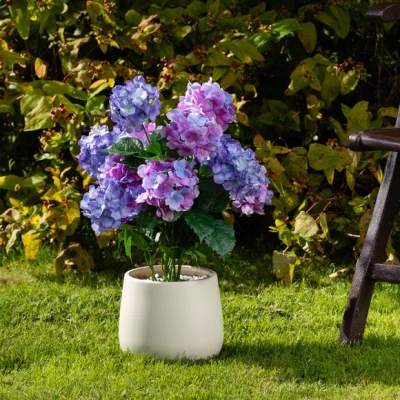 Dunelm Artificial Hydrangea Plant Pot