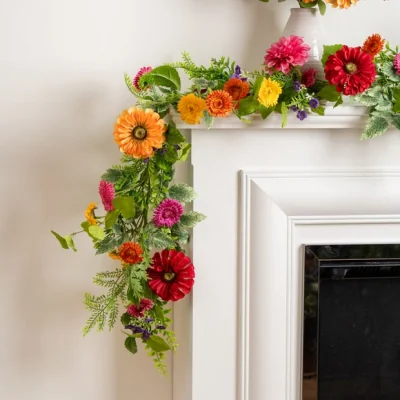 Dunelm Artificial Multi Floral Garland