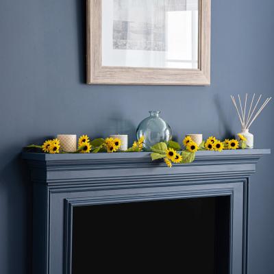 Dunelm Yellow Sunflower Garland Ochre