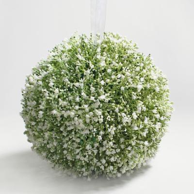 Dunelm Artificial Gypsophila White Pomander 25cm White