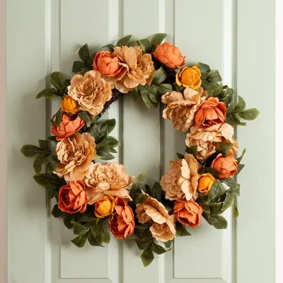 Dunelm Artificial Autumnal Flower Wreath