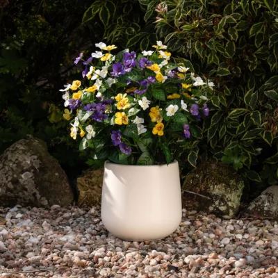 Dunelm Artificial Pansy Plant Pot
