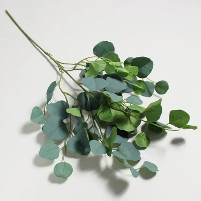 Dunelm Artificial Eucalyptus Green Single Spray 80cm Green