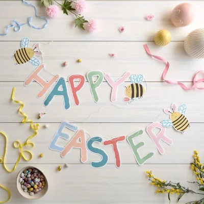 Dunelm Happy Easter Paper Bunting