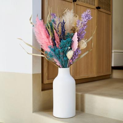 Dunelm Dried Pastel Pop Flower Bouquet MultiColoured