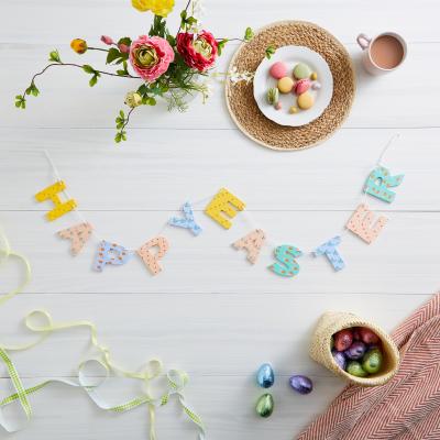 Dunelm Wooden Happy Easter Bunting